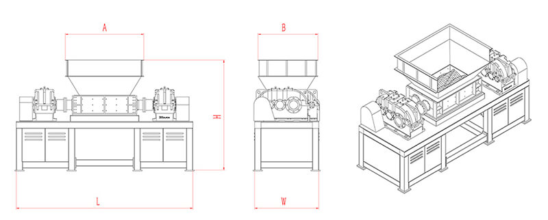 <a href='http://www.anenr.cn/ssxl/1621.html' target='_blank'><span>壓塊撕碎機</span></a>結(jié)構(gòu)