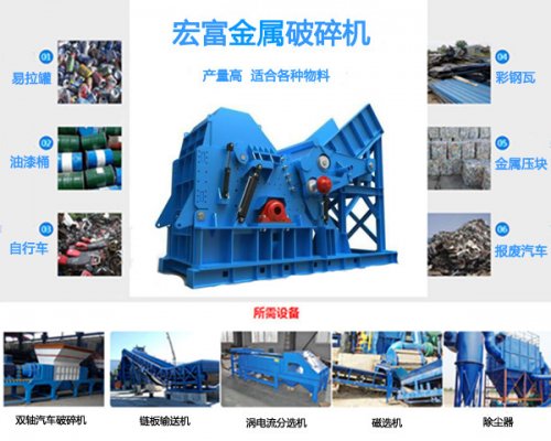 廢舊物資回收都有哪些 可以用金屬破碎機破碎嗎？
